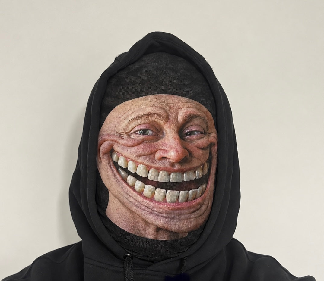 "Human Troll Face" Realistic Balaclava